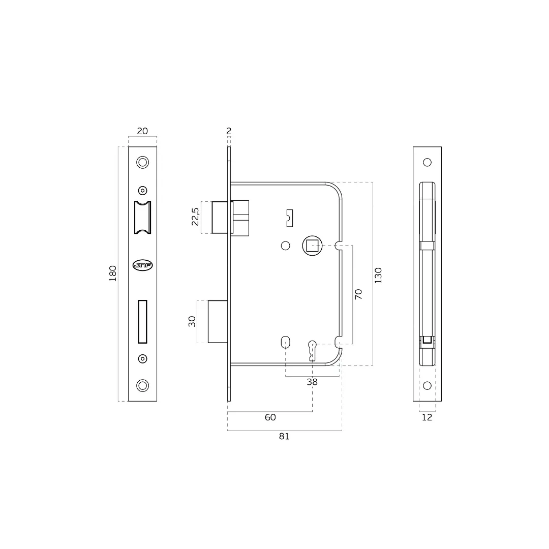 Fechadura 20.725 da JNF