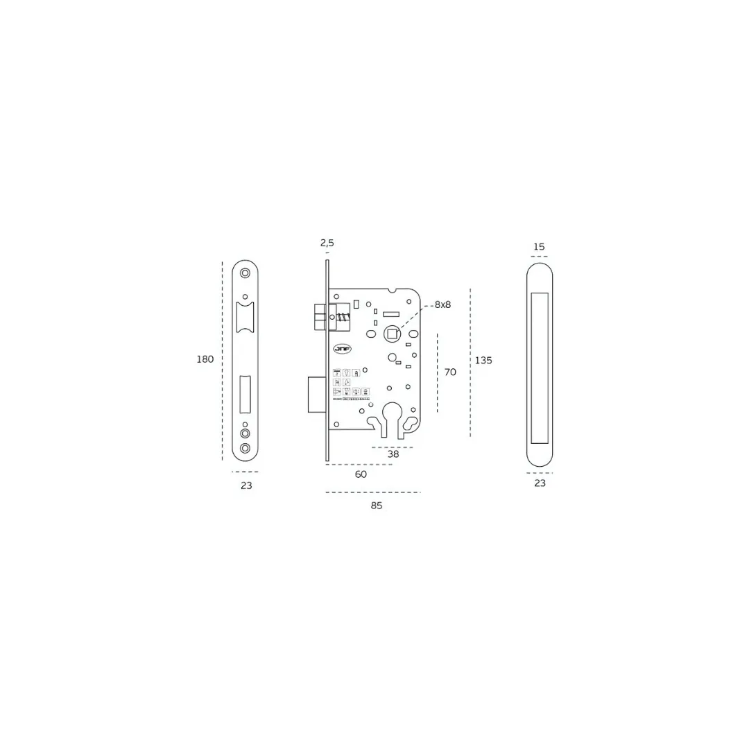 Fechadura 20.825 da JNF