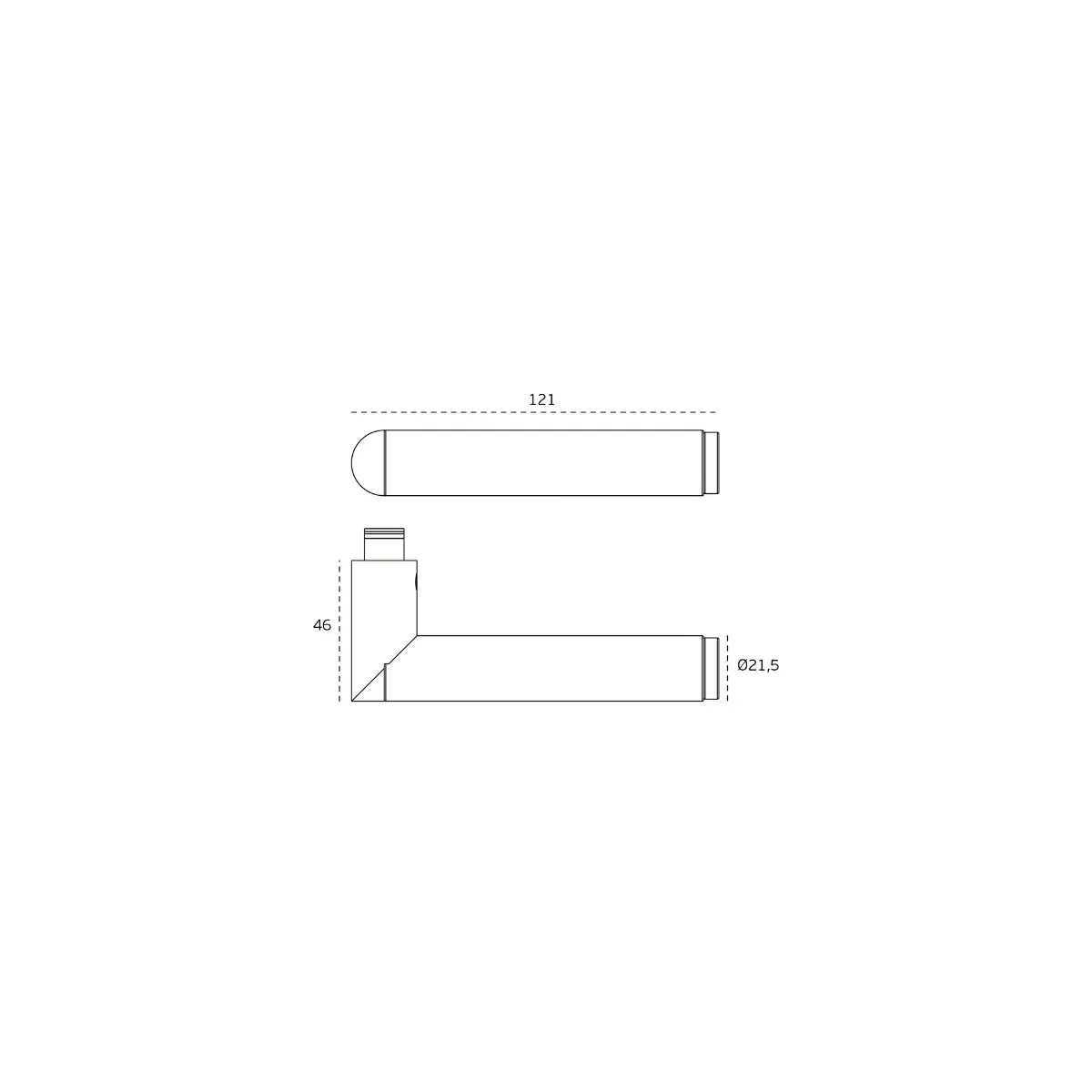 Puxador Link Porcelana Black 00.448